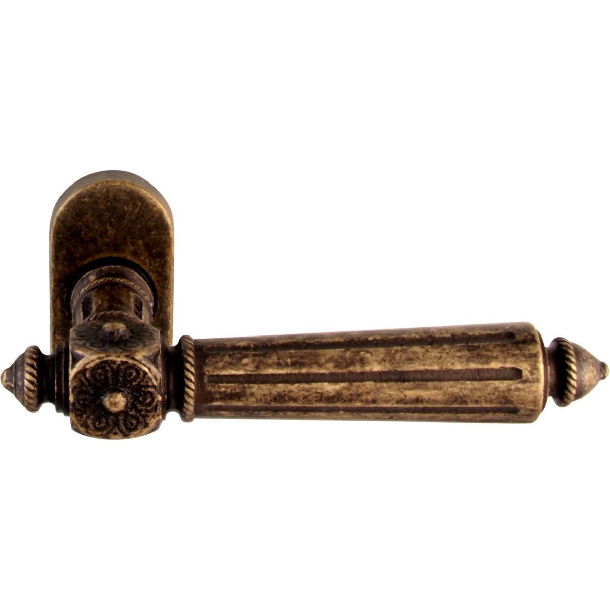 Дверная ручка на розетке 246 F Nike Античная бронза