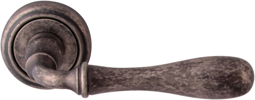 Дверная ручка на розетке 294 V Beta Античное серебро