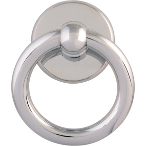 Ручка - гонг на входную дверь 600 RING 110 mm ПОЛИРОВАННЫЙ ХРОМ