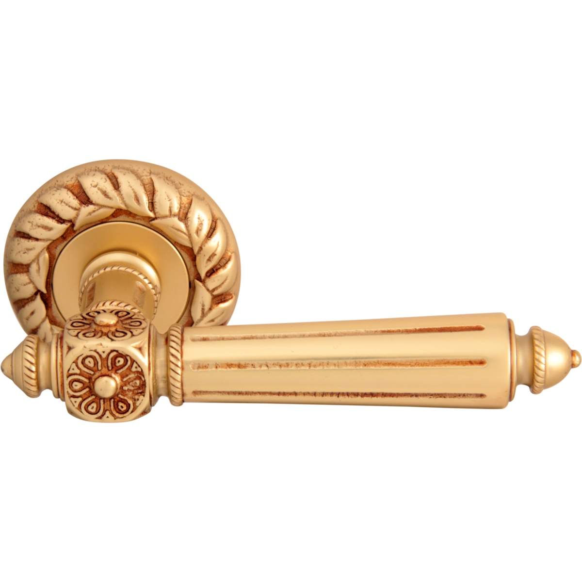 Дверная ручка на розетке 246 60 мм Nike Французское золото