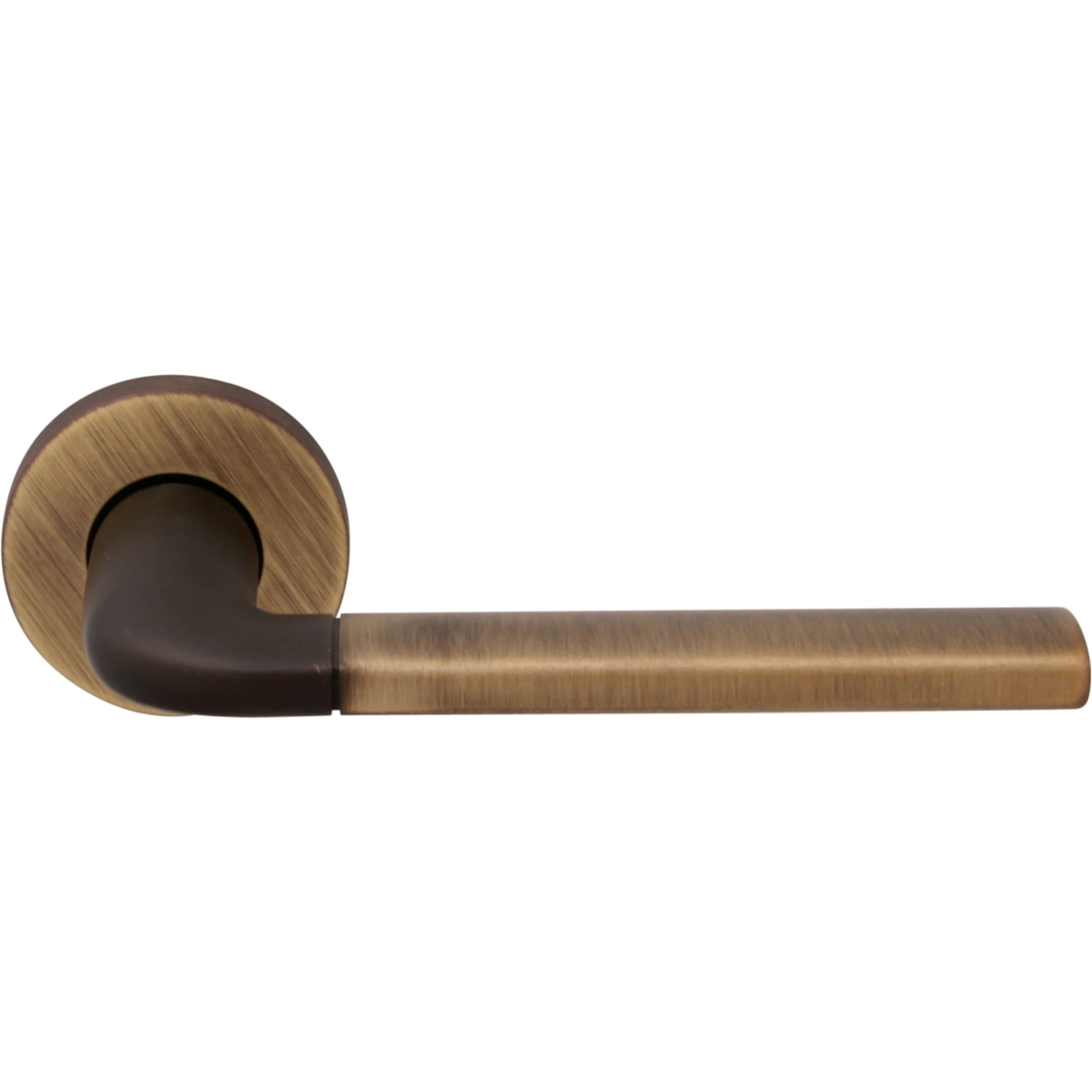 Дверная ручка на розетке 158R Milly2 Матовая бронза/бронза