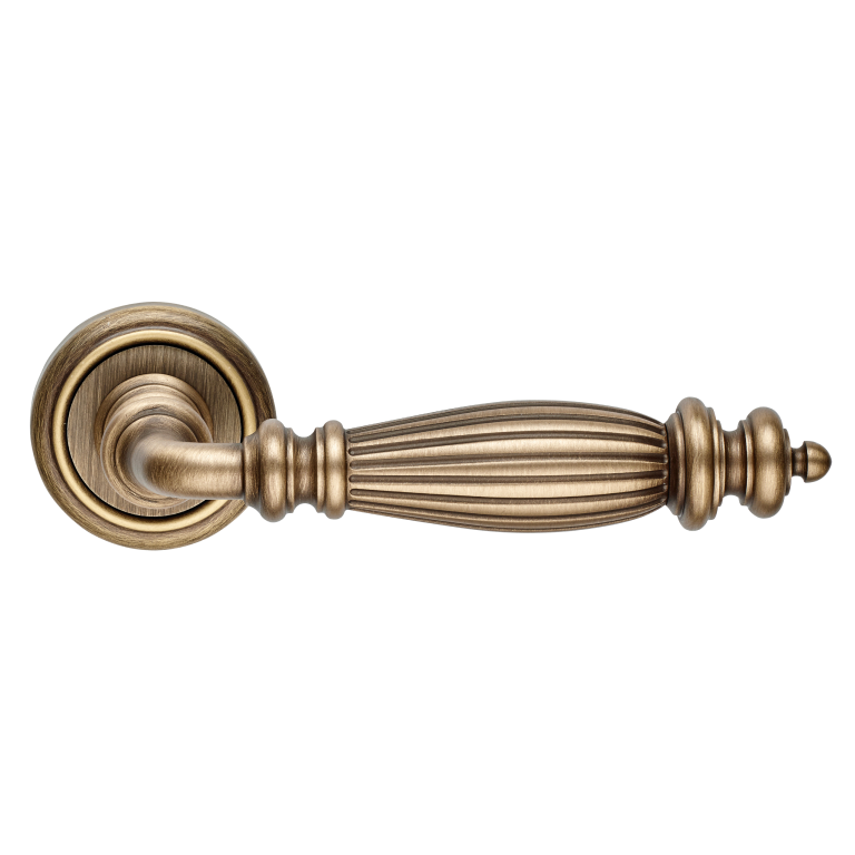 Дверная ручка на розетке 404 V Siena lines Матовая бронза