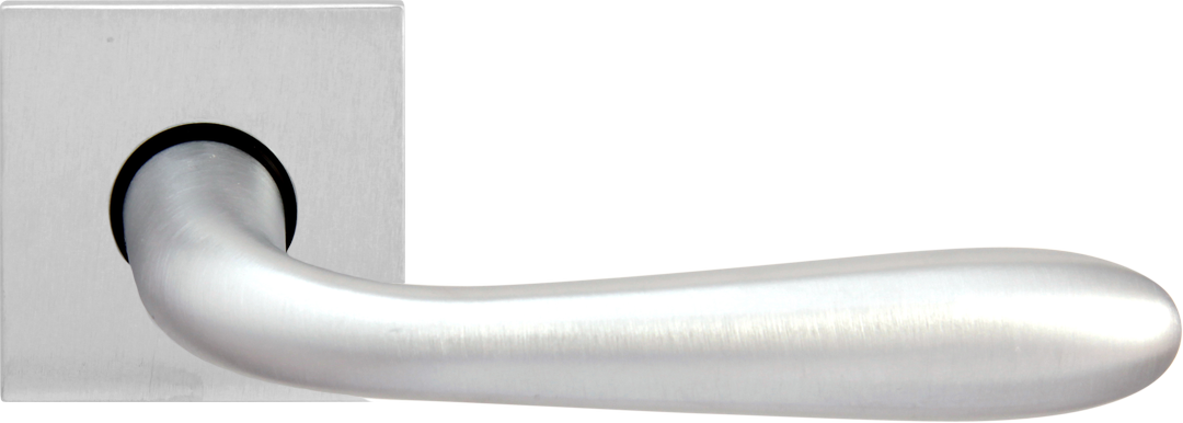Дверная ручка на розетке 115K Goccia Матовый хром (50PVC)
