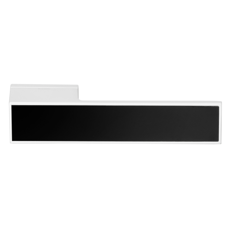 FORME Дверная ручка на розетке 302 ICON полированный хром - черный глянец (RIC)