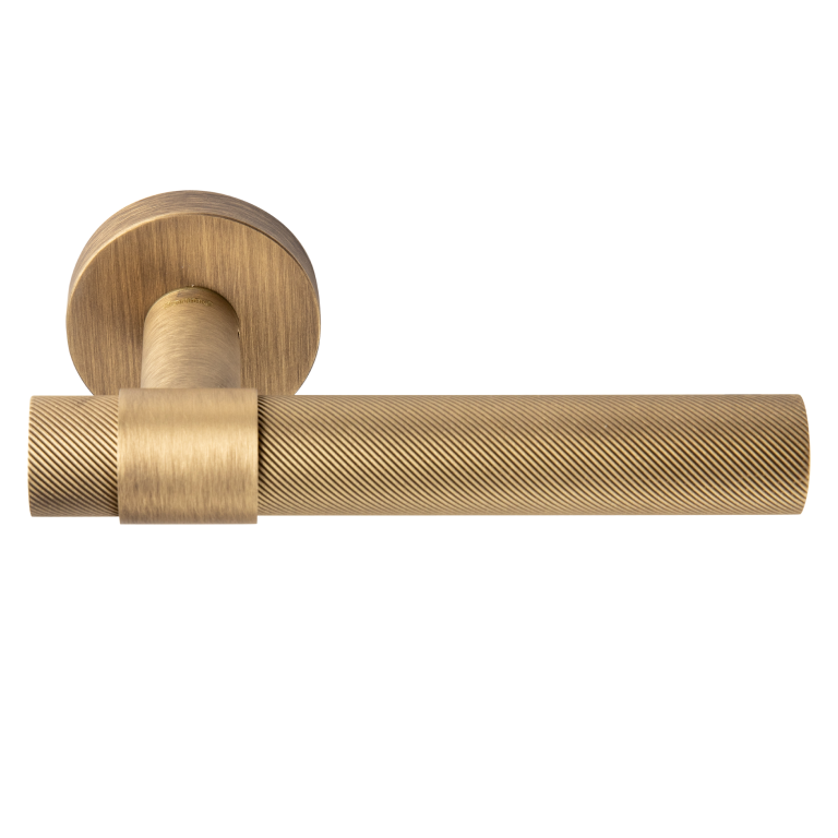 Дверная ручка 331 Alya DIAGONAL Матовая бронза на основе (FIXA)