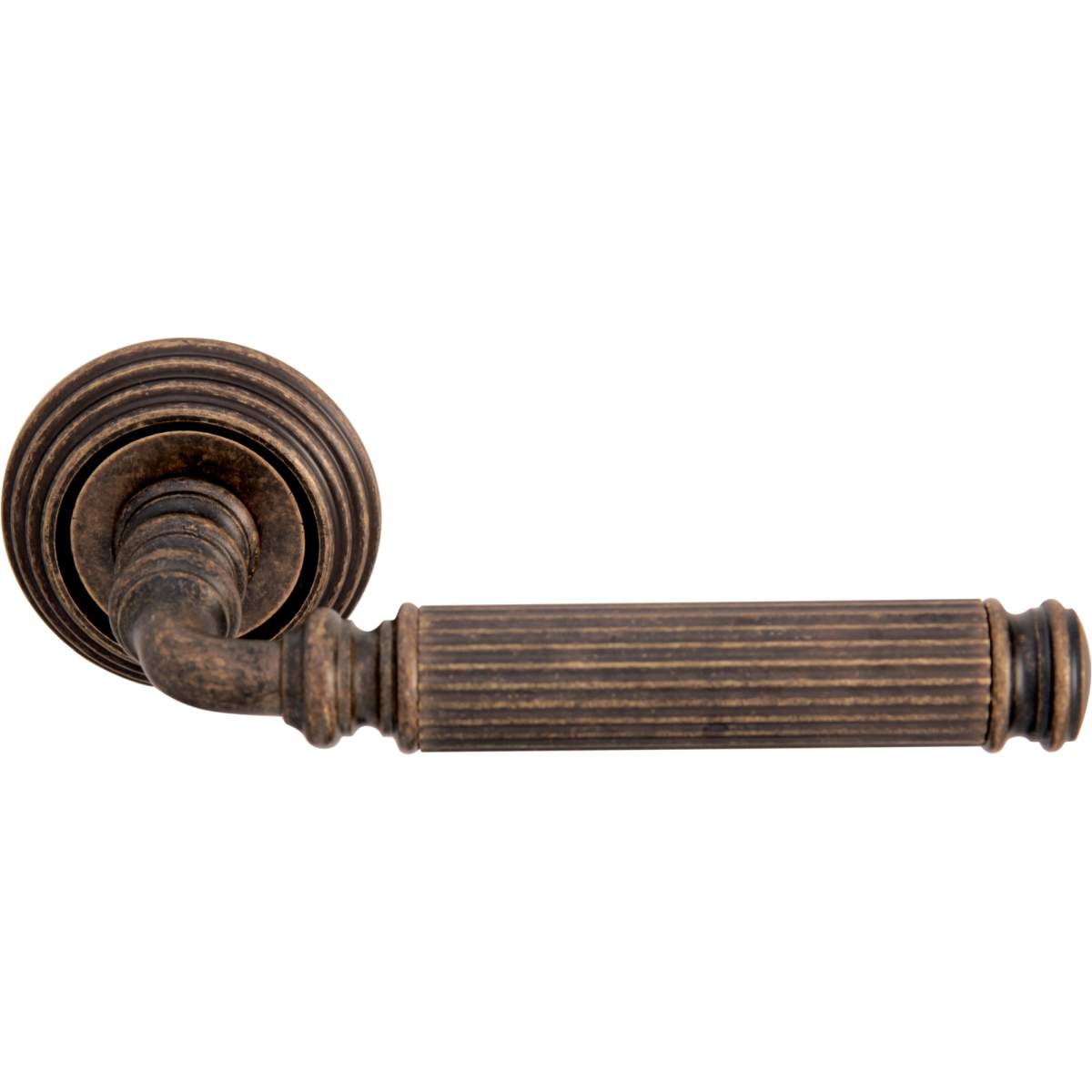Дверная ручка на розетке 290 P Rania Античная бронза