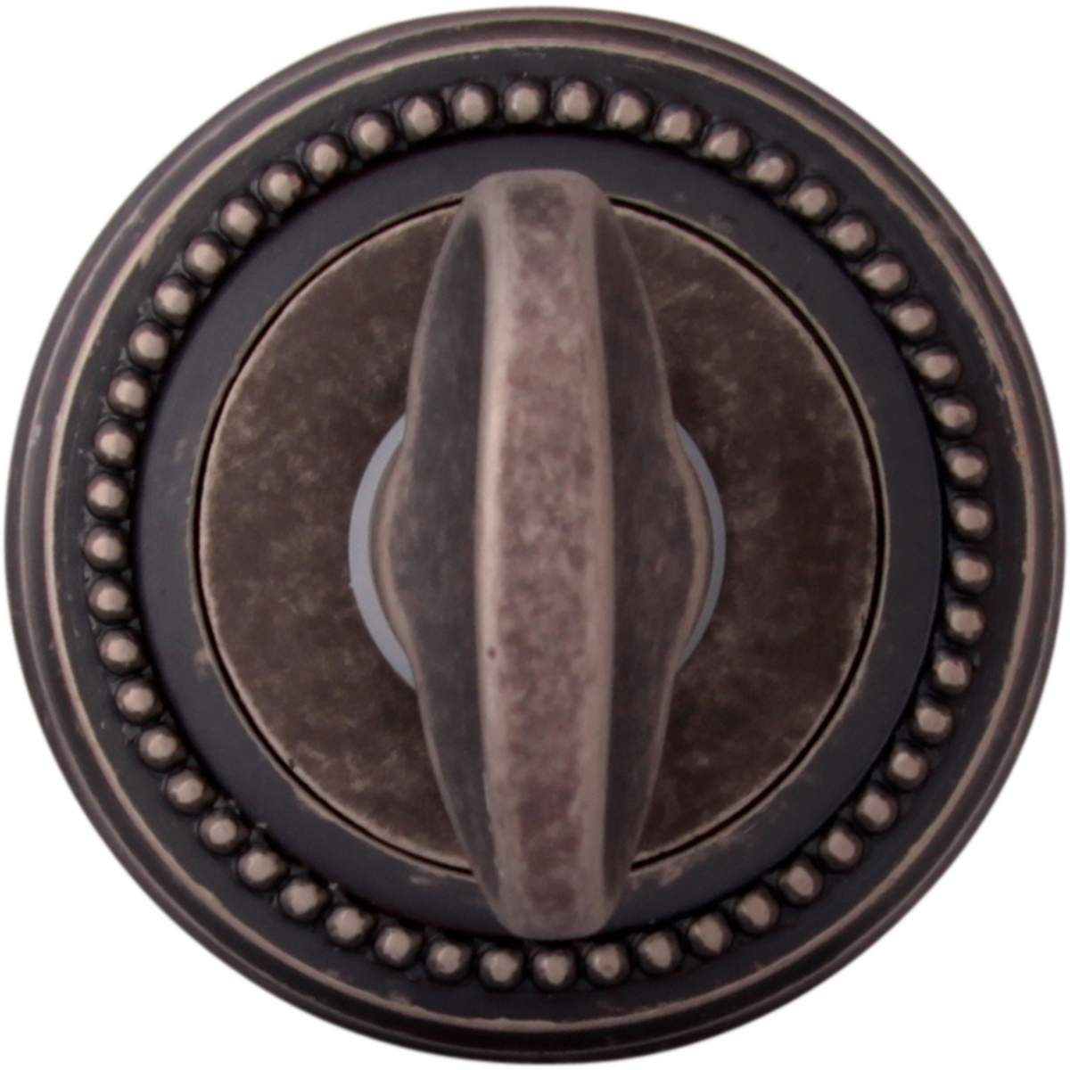 Дверная ручка на розетке Накладка Wc на розетке L Античное серебро