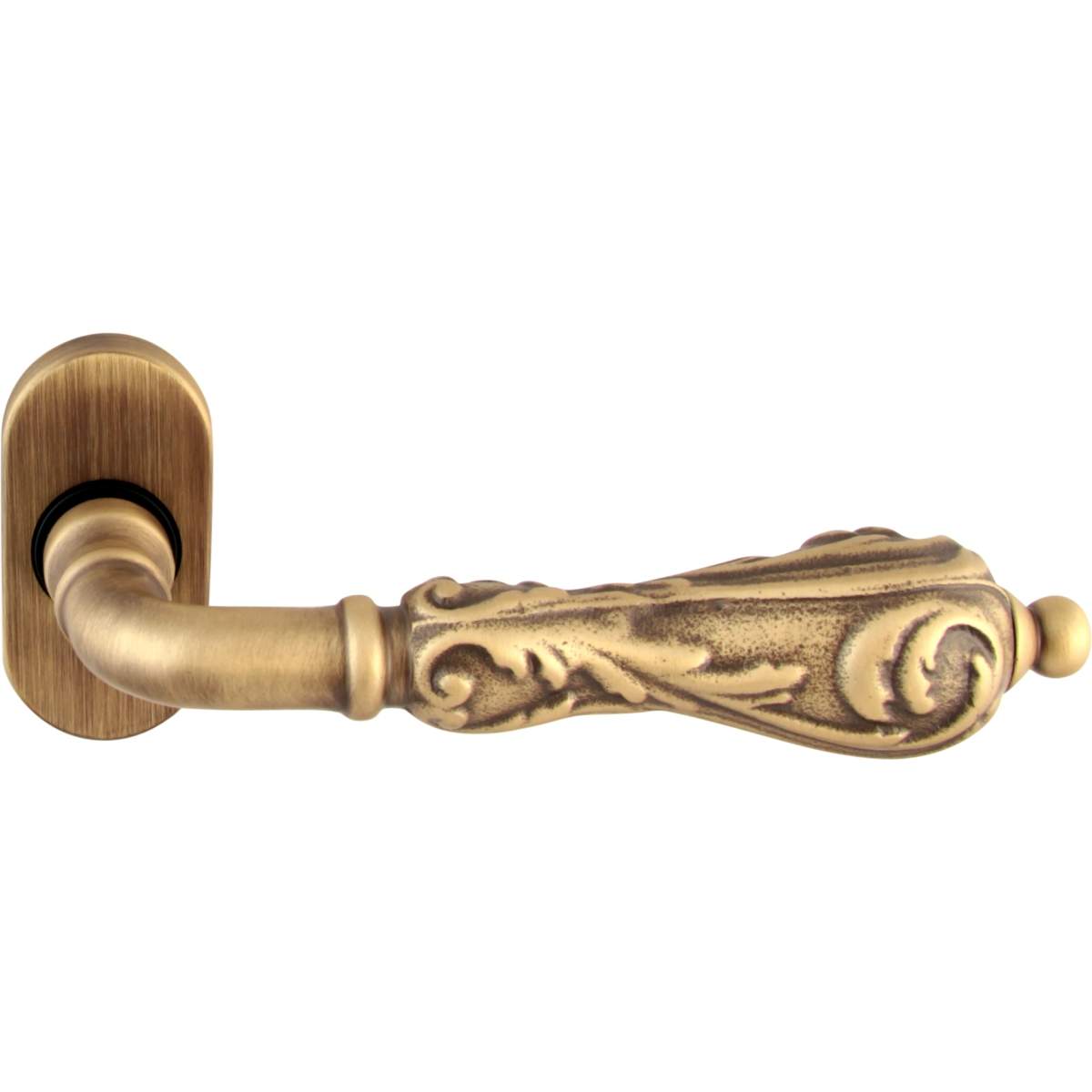 Дверная ручка на розетке 229 F Libra Матовая бронза