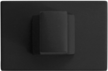 Накладка Wc квадратная Icon Черный матовый (Ric)