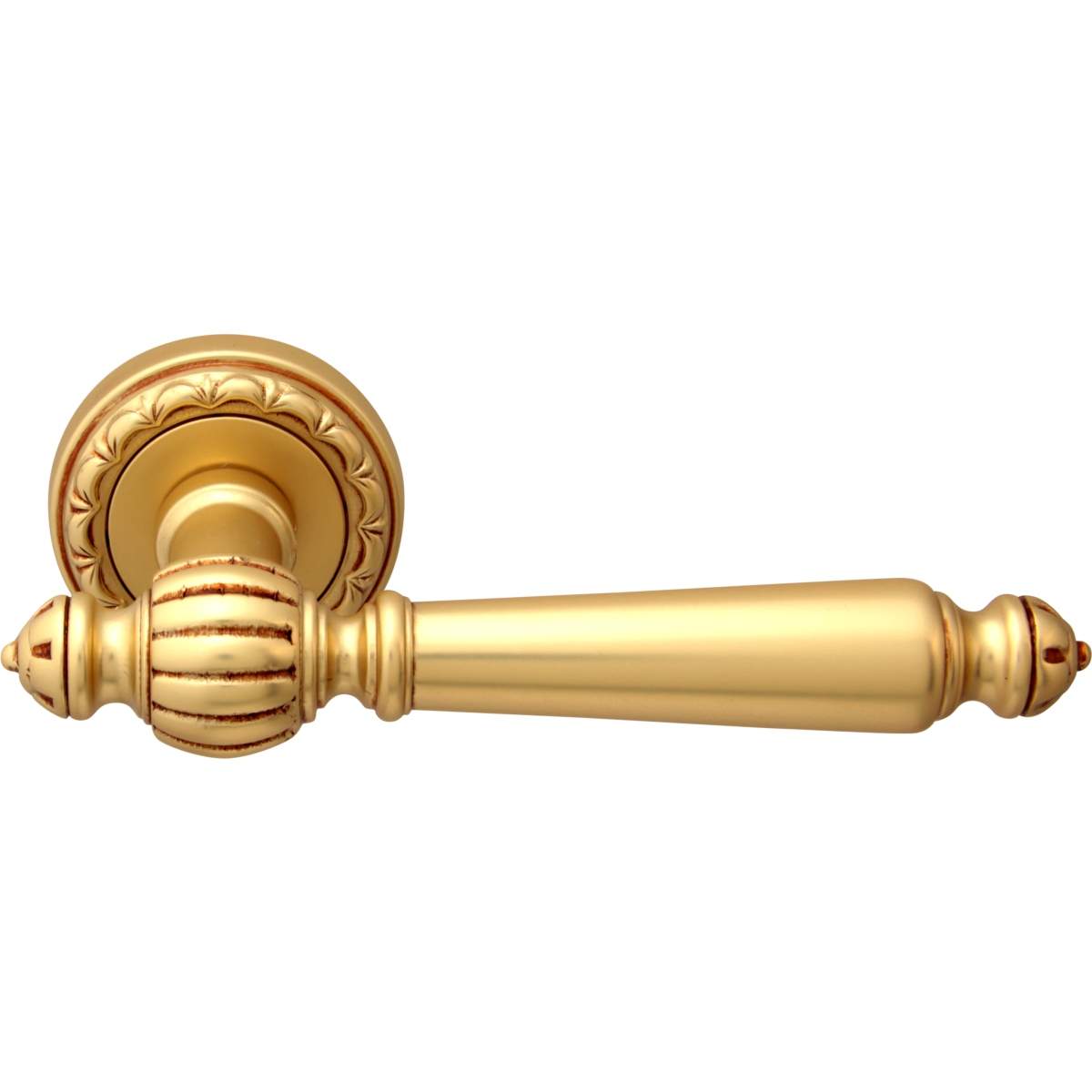 Дверная ручка на розетке 235D Mirella Французское золото
