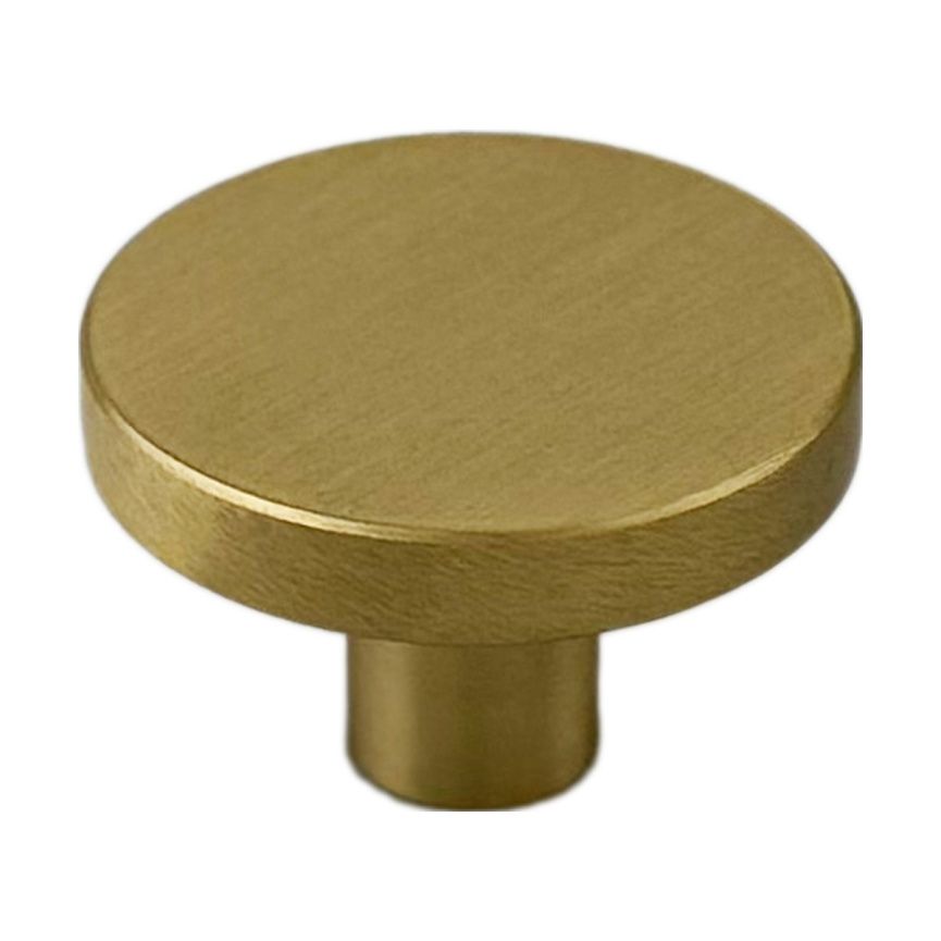Мебельная ручка 0046 L 30*19mm SB матовая латунь