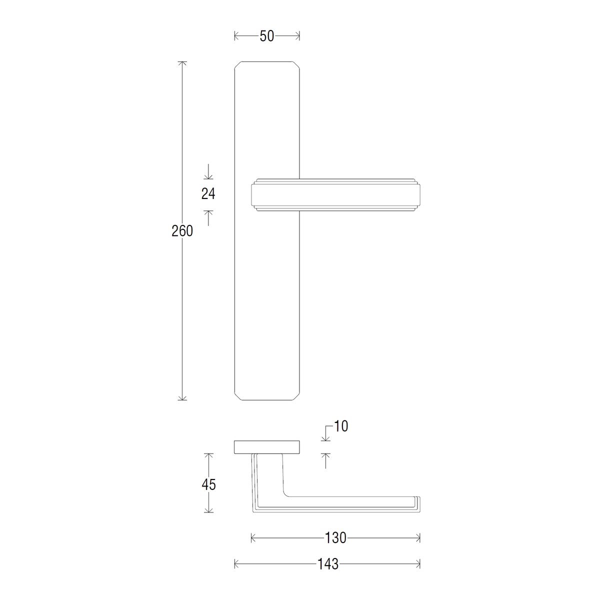 293/P06 Cyl Alila Полированный хром