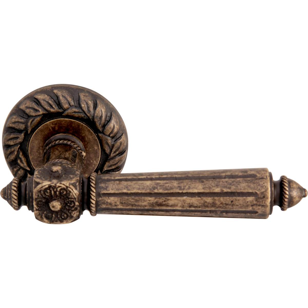 Дверная ручка на розетке 246 60 мм Nike Античная бронза