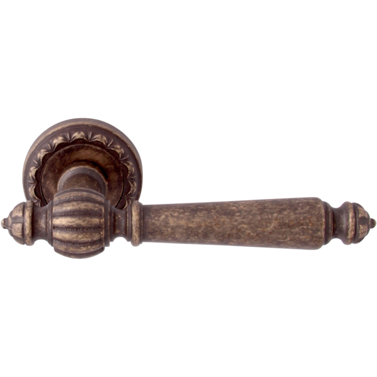 Дверная ручка на розетке 235 D Mirella Античная бронза
