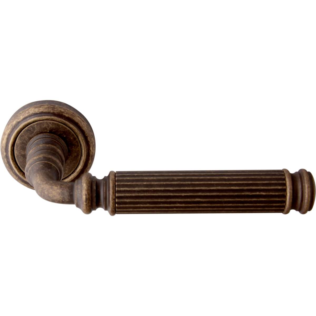 Дверная ручка на розетке 290 V Rania Античная бронза