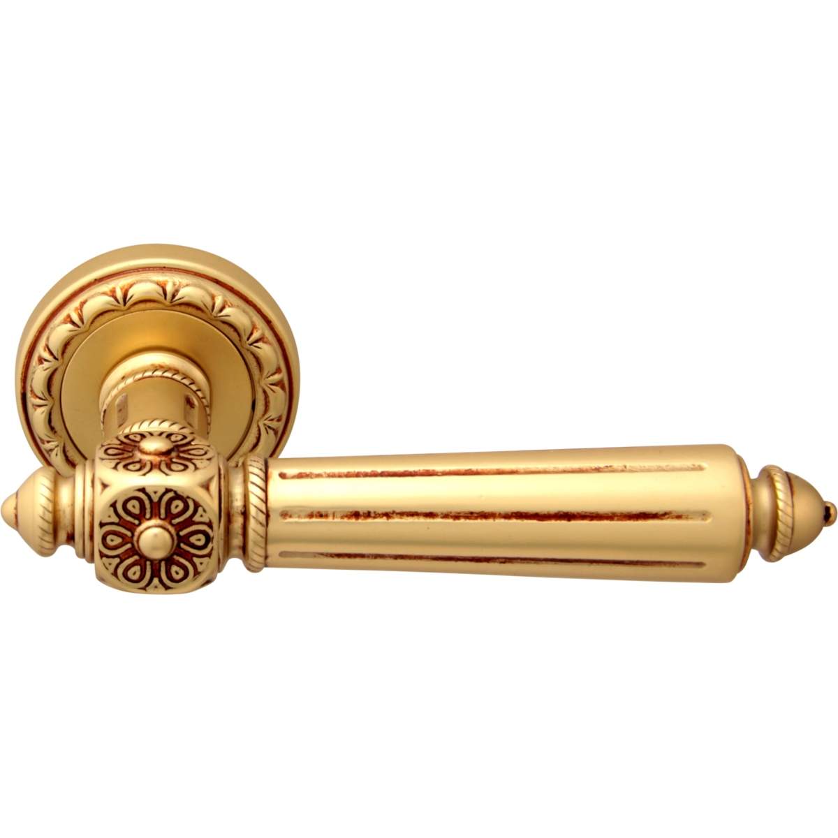 Дверная ручка на розетке 246 D Nike Французское золото