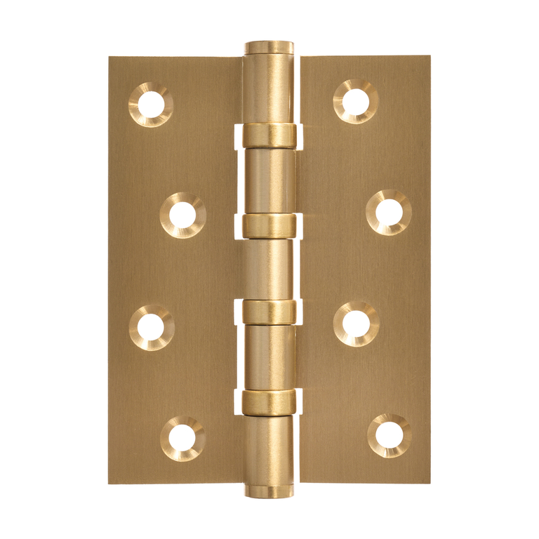 Петля Flat 4"x3"x3,0 мм матовая латунь