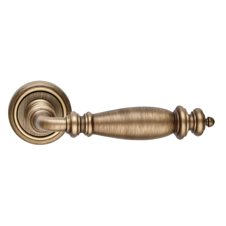 Дверная ручка на розетке 403 V Siena brass Матовая бронза