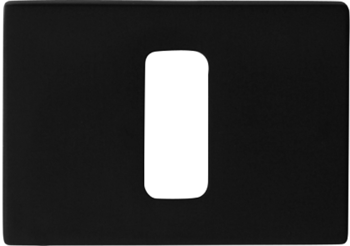 Накладка Cab квадратная Icon Черный матовый (Ric)