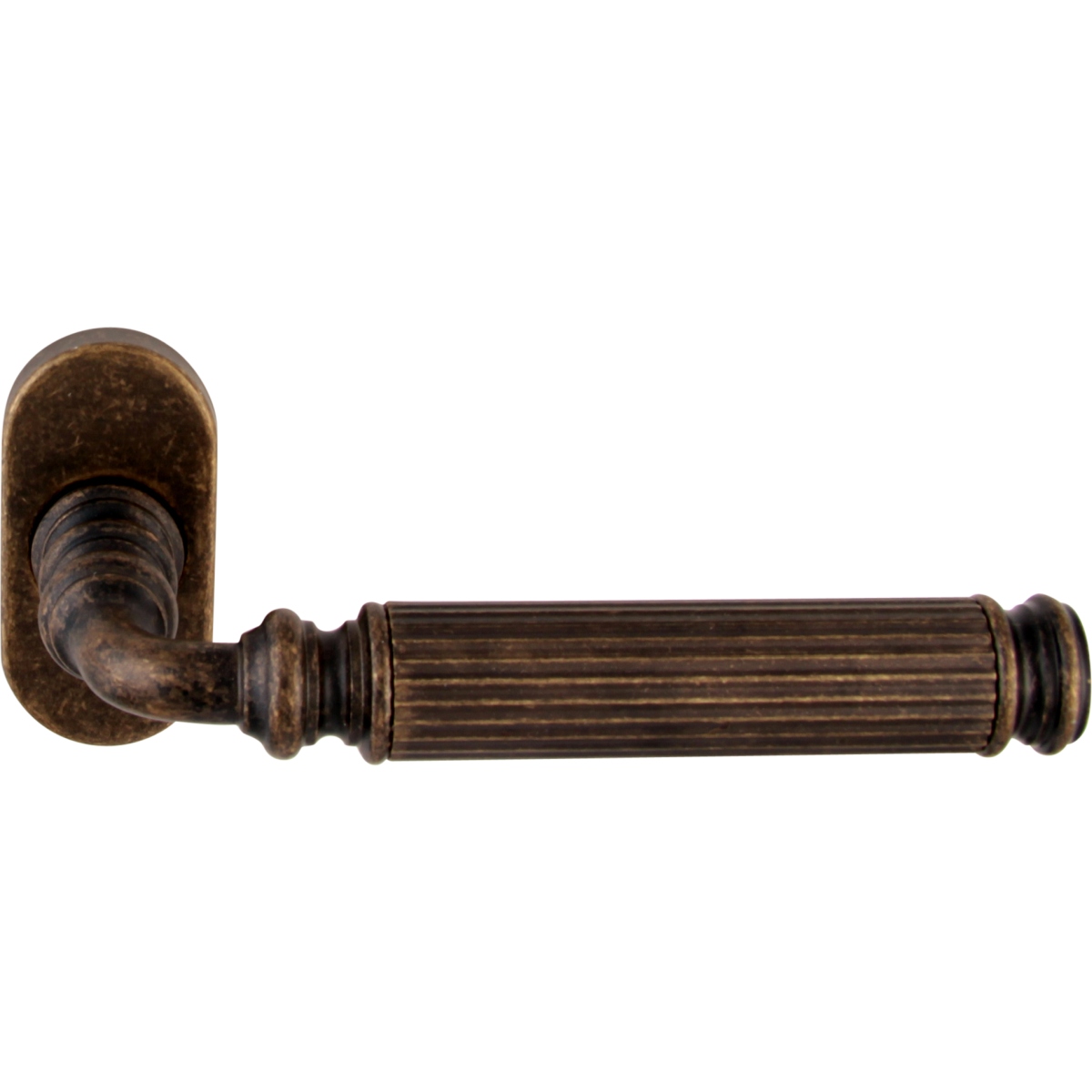 Дверная ручка на розетке 290 F Rania Античная бронза