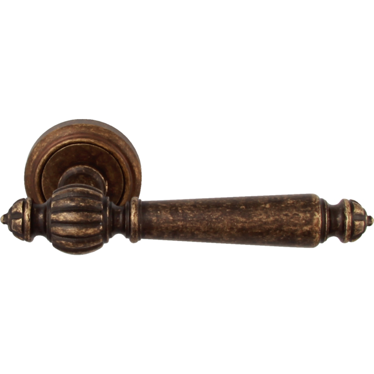 Дверная ручка на розетке 235 V Mirella Античная бронза