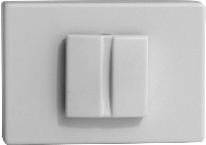 Накладка Wc квадратная Icon Белый матовый (Ric)