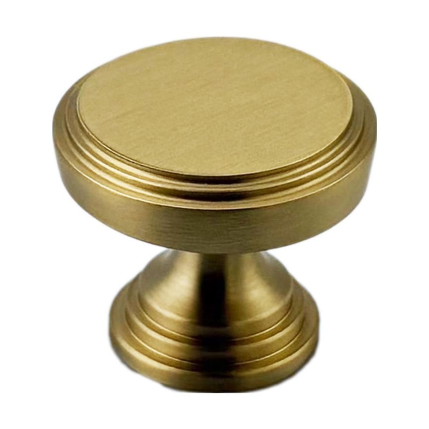 Мебельная ручка 0045 30*26mm SB матовая латунь