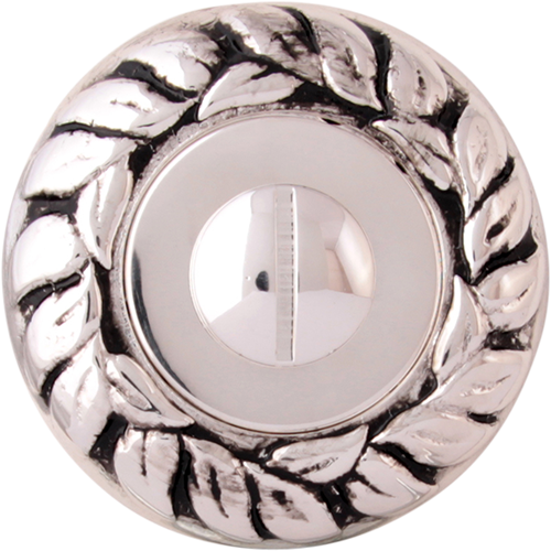 Накладка WC Rose 60 мм Серебро 925 + черный