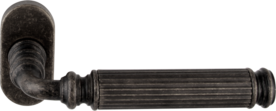 Дверная ручка на розетке 290 F Rania Античное серебро