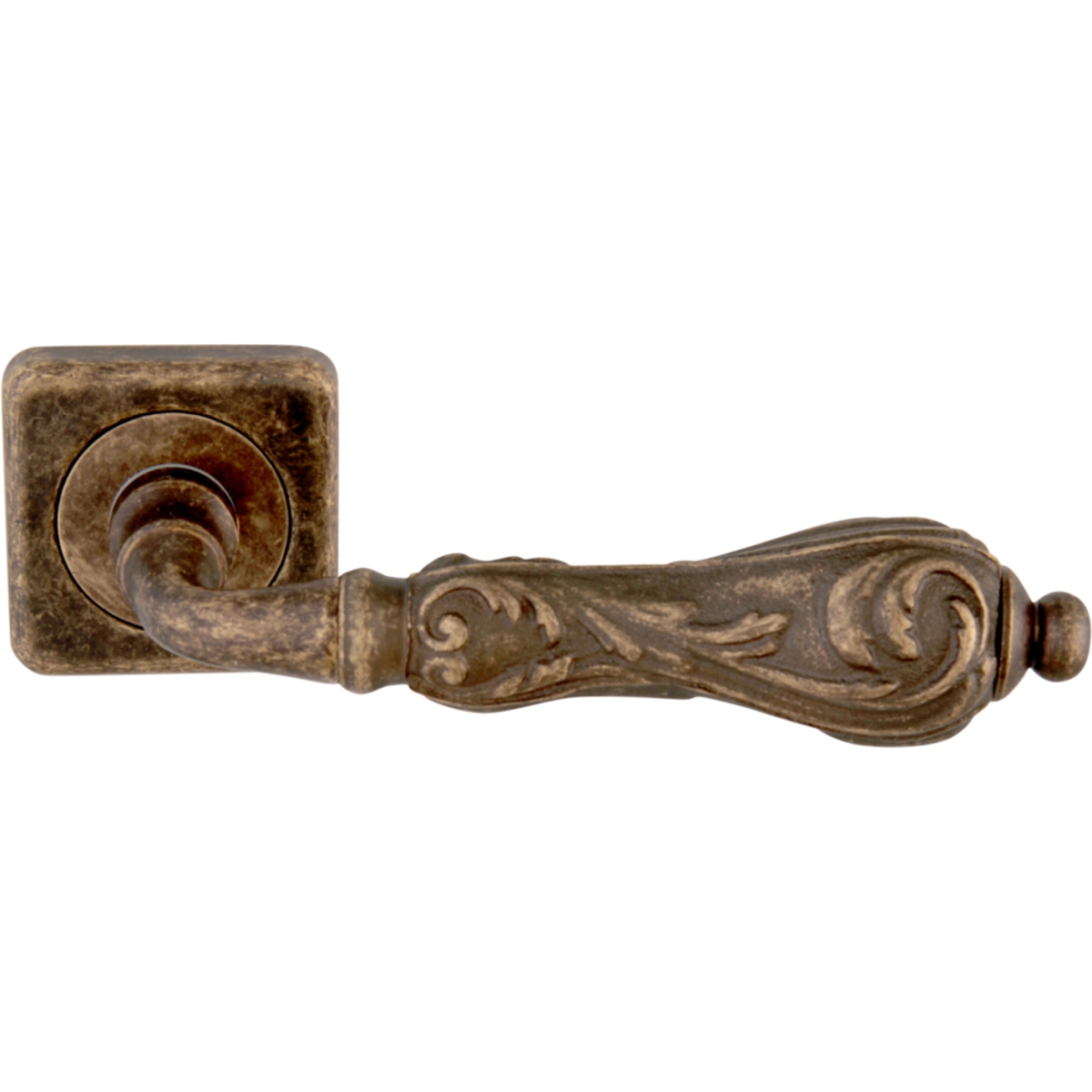 Дверная ручка на розетке 229 Z1 Libra Античная бронза