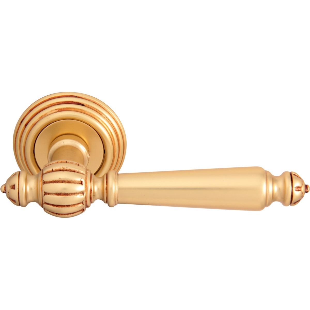 Дверная ручка на розетке 235P Mirella Французское золото